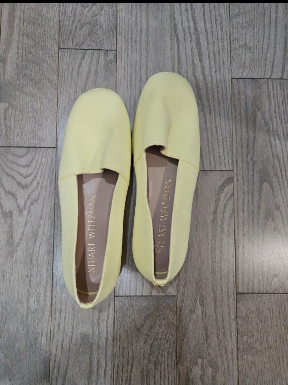 Stuart Weitzman Yellow Espadrilles